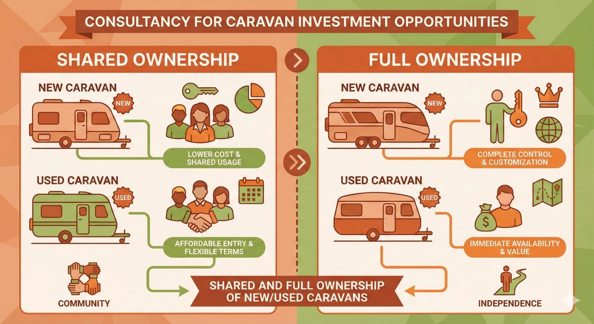 Shared and Full Ownership of New/Used Caravans